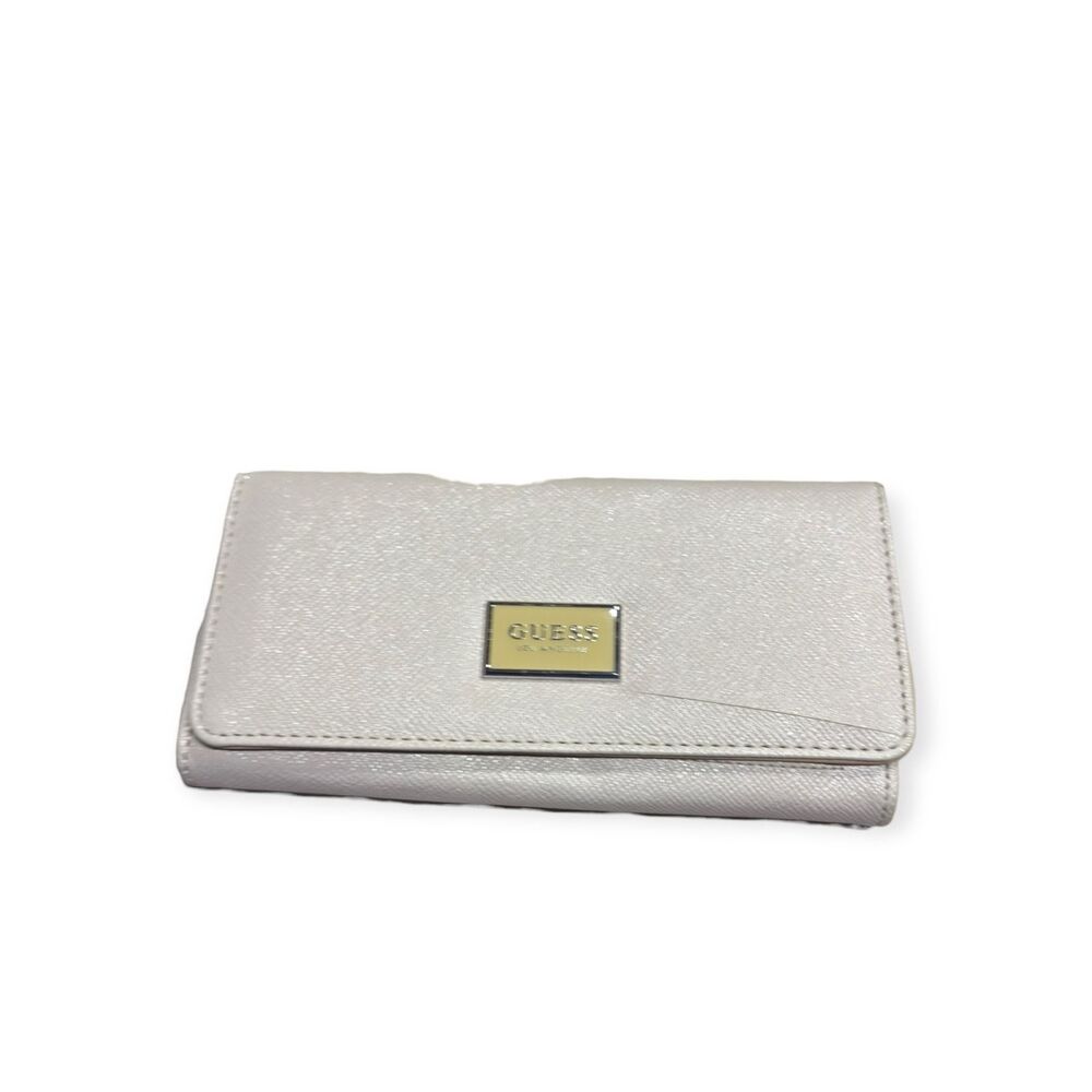 Guess Cream Wallet‎ Multi Compartment Retro